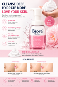 Biore The Face Bubble Face Wash Deep Moist 200ml