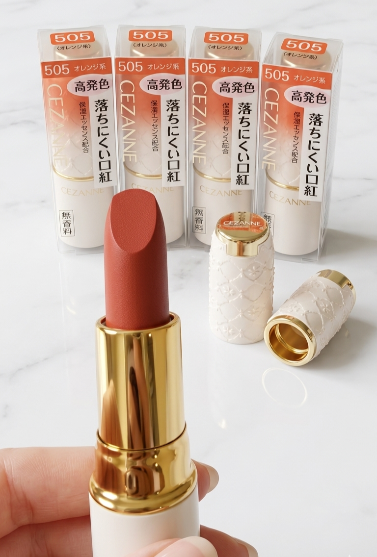 Cezanne Lasting Moisturizing Lipstick Japanese Hydrating Lipstick