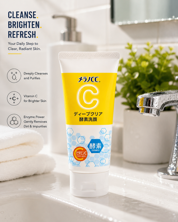 Rohto Melano CC Deep Clear Enzyme Face Wash 130g