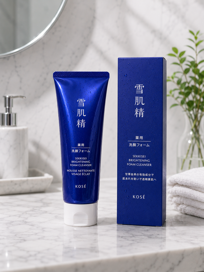 KOSÉ SEKKISEI Brightening Foam Cleanser – Japanese Facial Cleanser