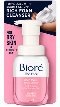 Biore The Face Bubble Face Wash Deep Moist 200ml