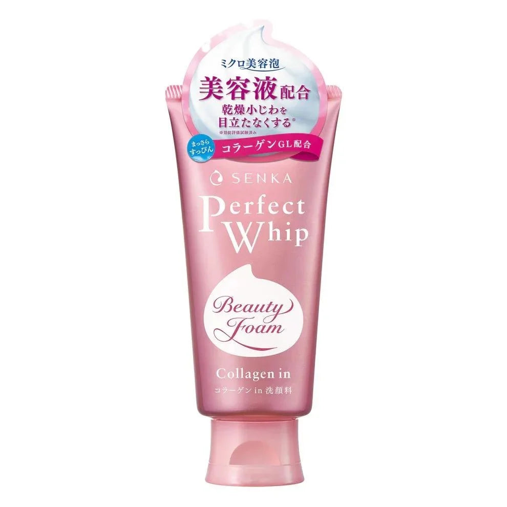 SENKA Perfect Whip Beauty Foam Collagen In Facial Cleanser 120g